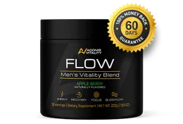 FLOW 60-day money-back guarantee badge